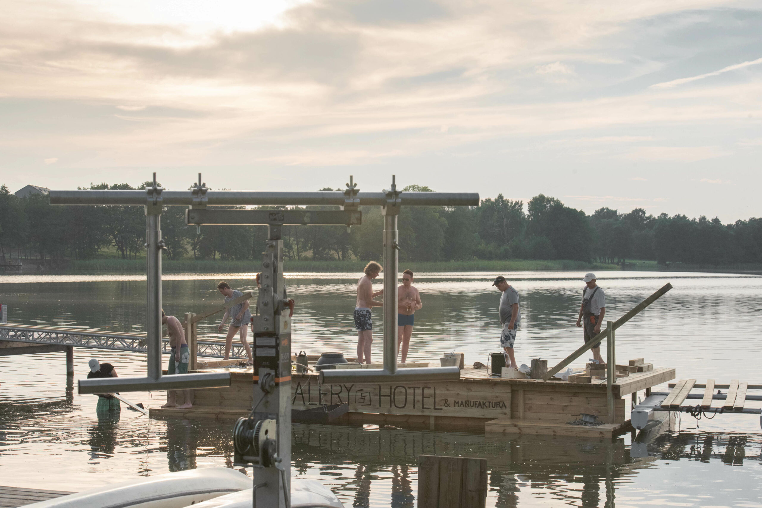 Grzech Piotrowski’s concert on the water, August 7, 2015, Friday, 8PM.